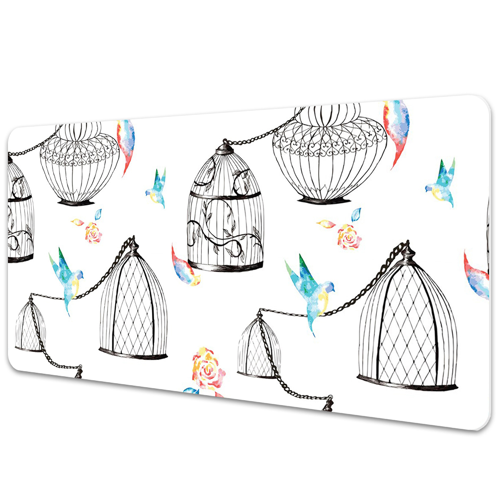 Podložka na psací stůl Ptáci v kleci