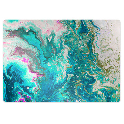 Ochranná podložka na podlahu Zelená fantazie