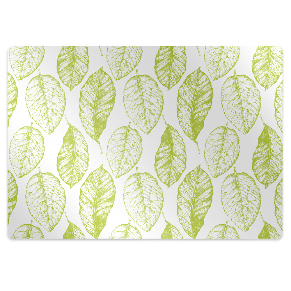 Podložka na ochranu podlahy Zelené listy