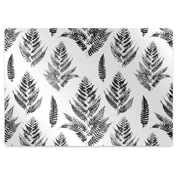 Podložka pod židli Razítko kapradiny