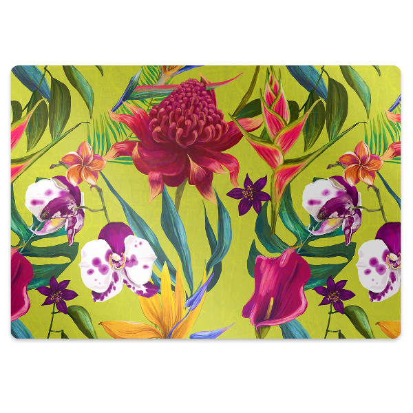 Podložka pod židli Zahrada jako namalovaná