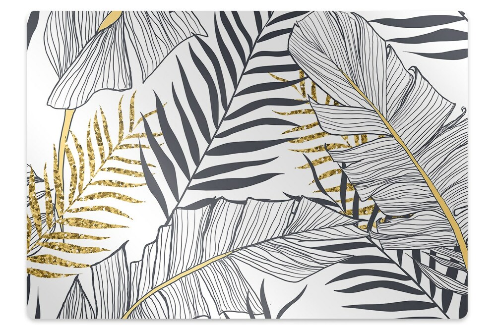 Podložka na ochranu podlahy Zlaté palmové listy