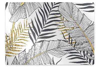 Podložka na ochranu podlahy Zlaté palmové listy
