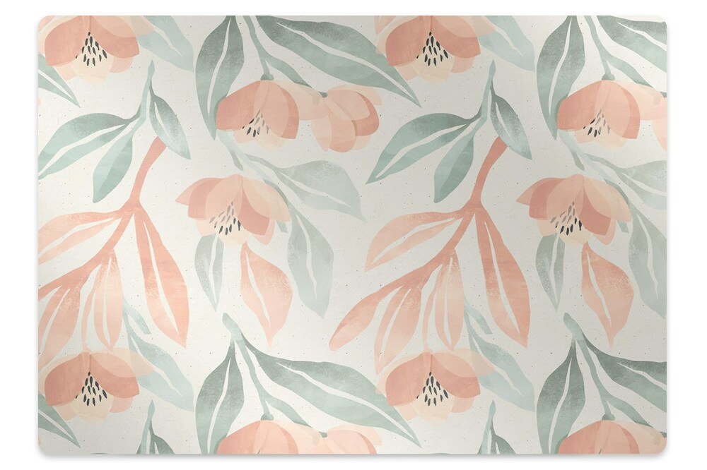 Koberec pod židli Listy