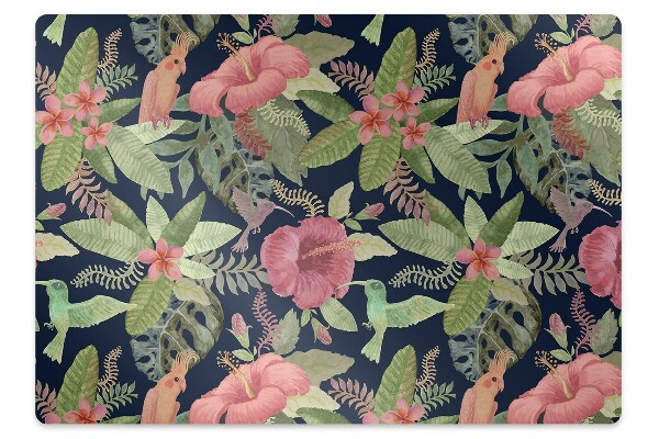 Podložka na ochranu podlahy Papoušek v lese