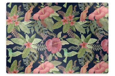 Podložka na ochranu podlahy Papoušek v lese