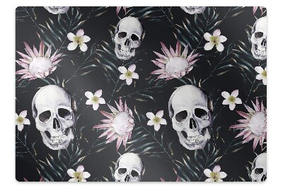 Podložka pod židli Lebky a listy