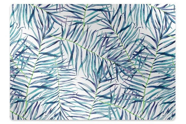 Podložka pod kancelářskou židli Exotické listy