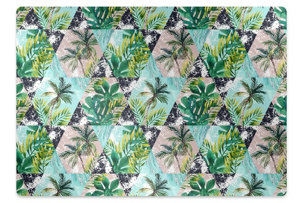 Ochranná podložka na podlahu Motiv palem