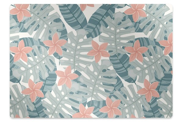 Podložka pod židli Exotická nástěnná malba