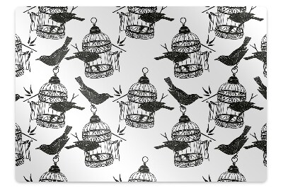 Podložka na ochranu podlahy Ptáci v kleci