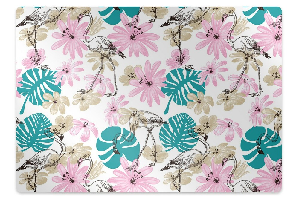 Podložka na ochranu podlahy Malovaní krásní ptáci