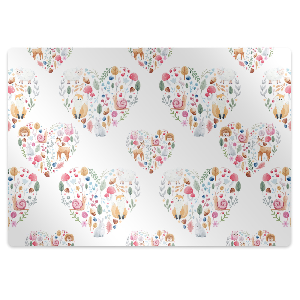 Ochranná podložka na podlahu Lesní zvířata