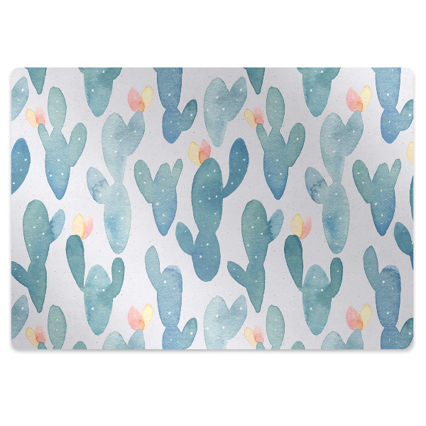 Ochranná podložka na podlahu Kaktusy