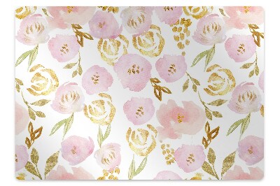 Podložka pod kancelářskou židli Jasné květiny