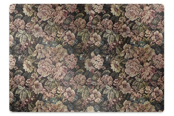 Ochranná podložka na podlahu Tkané květiny
