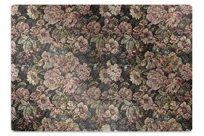 Ochranná podložka na podlahu Tkané květiny