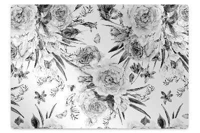 Podložka pod kancelářskou židli Květinová kytice