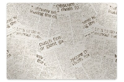 Podložka na ochranu podlahy Retro noviny