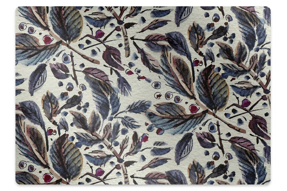 Ochranná podložka na podlahu Retro listy