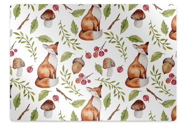 Ochranná podložka na podlahu Lesní svět zvířat