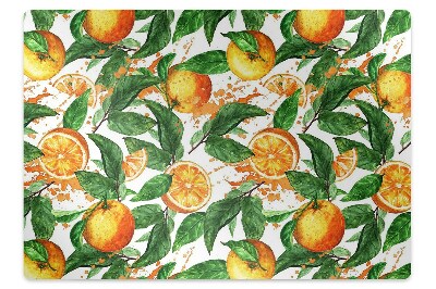 Koberec pod židli Oranžové citrusy