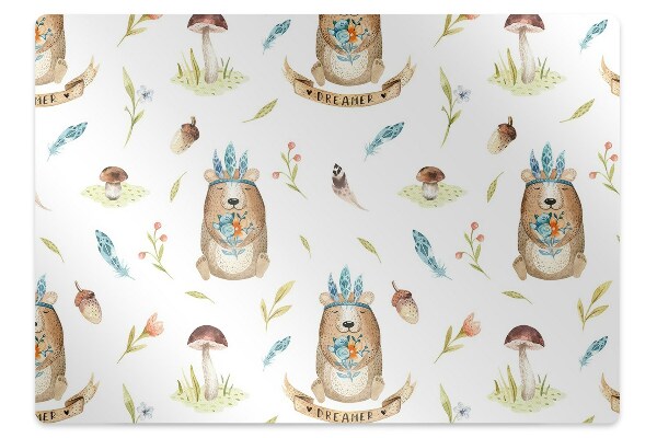 Podložka pod křeslo Medvídek