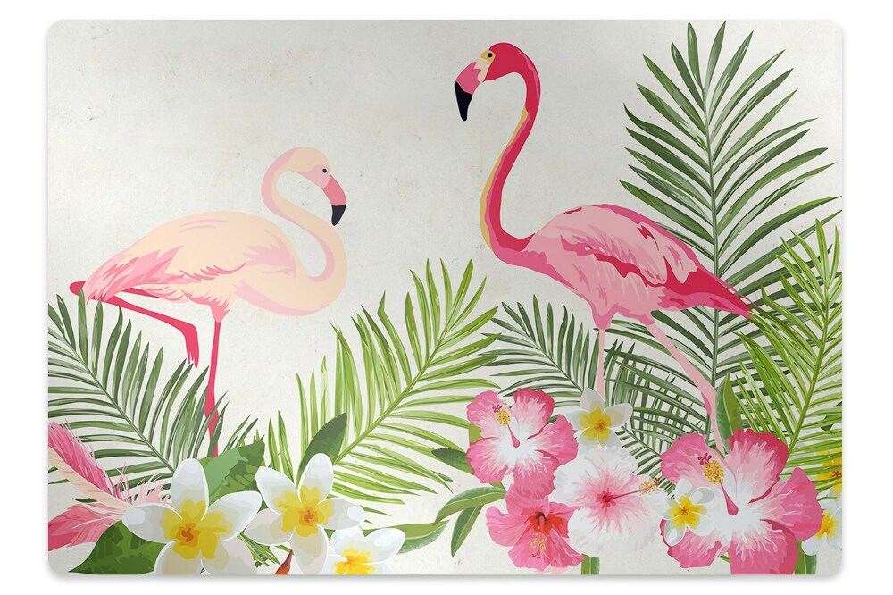 Podložka pod křeslo Dva krásní ptáci