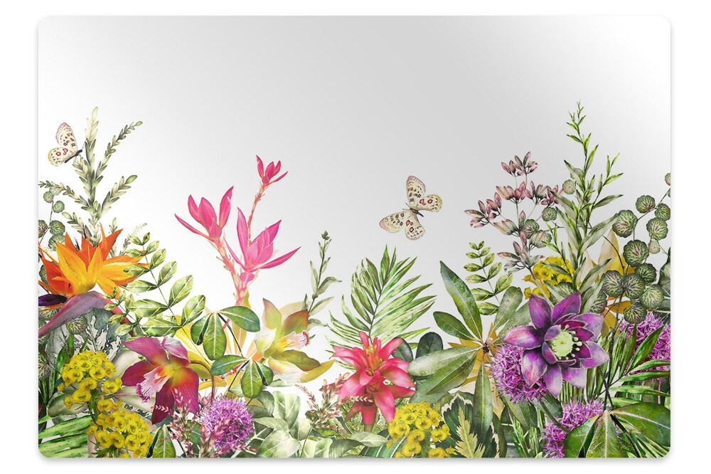 Koberec pod židli Exotické rostliny