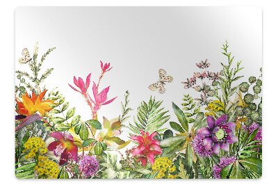 Koberec pod židli Exotické rostliny