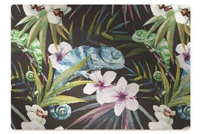 Ochranná podložka na podlahu Modrá ještěrka