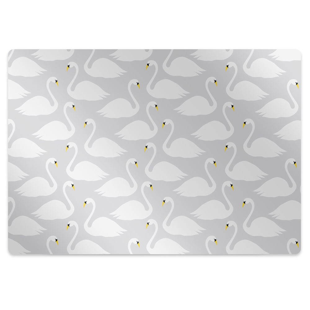 Podložka na ochranu podlahy Labutě na vodě