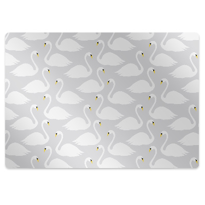 Podložka na ochranu podlahy Labutě na vodě