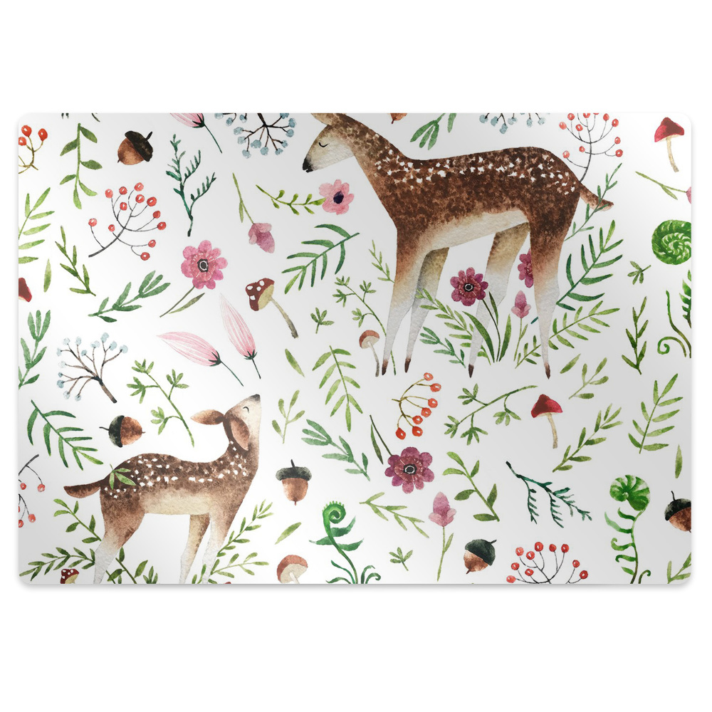 Podložka pod židli Červený jelen