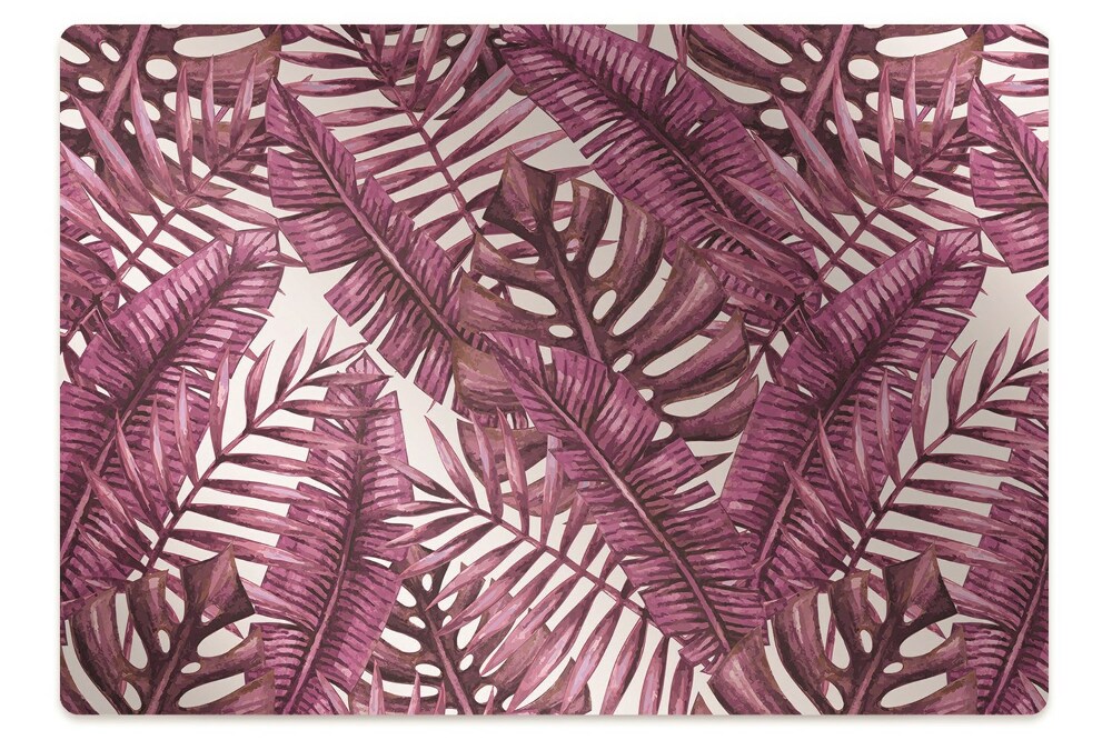 Podložka na židli Exotické listí