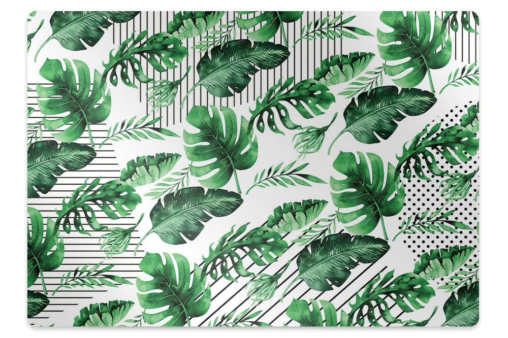 Podložka na židli Tečky a listy