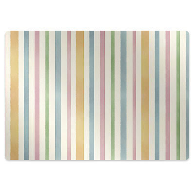 Koberec pod židli Barevné linie