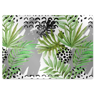 Podložka na židli Exotické listy