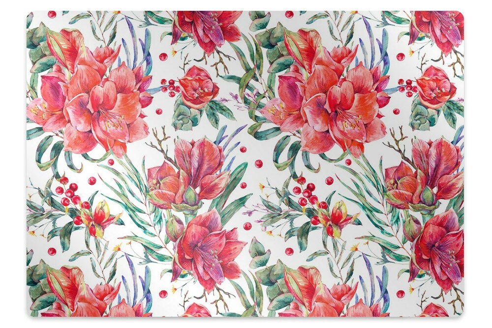 Podložka na židli Světlé květiny