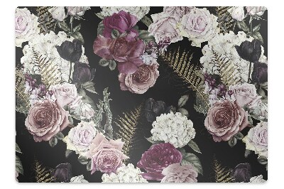 Ochranná podložka na podlahu Romantické květiny