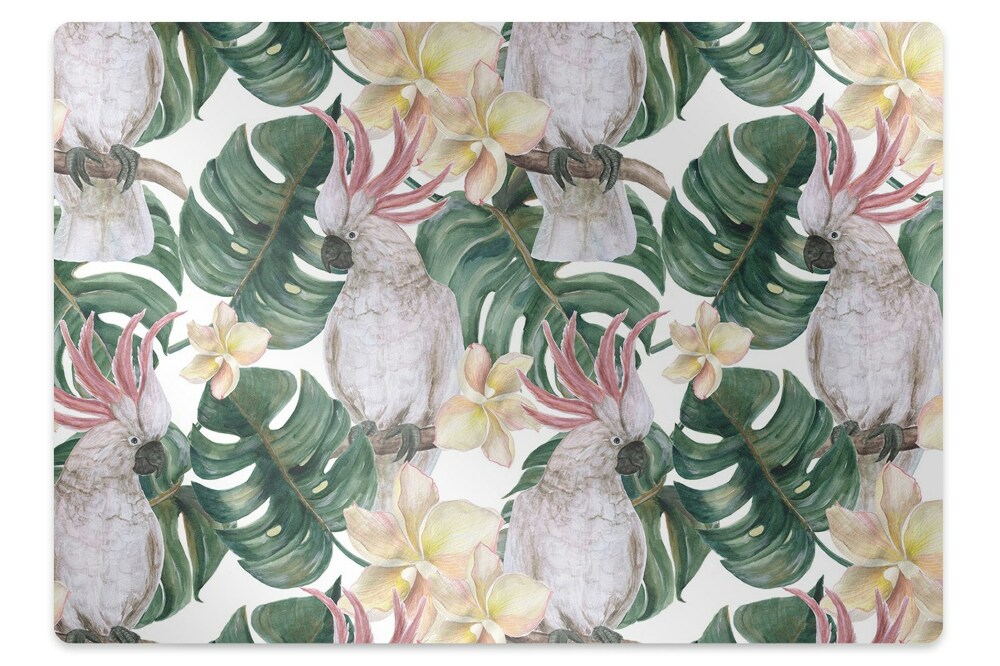 Podložka na ochranu podlahy Exotičtí papoušci