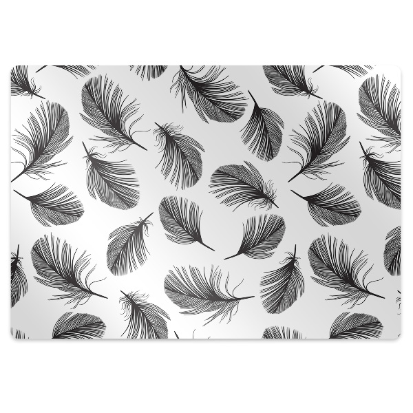 Ochranná podložka na podlahu Ilustrované peří