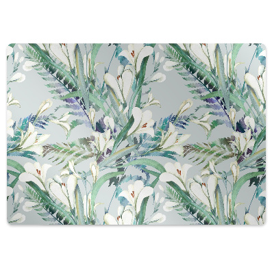 Podložka pod kancelářskou židli Jarní krokusy