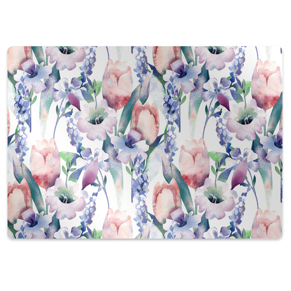 Koberec pod židli Jarní květinová kytice