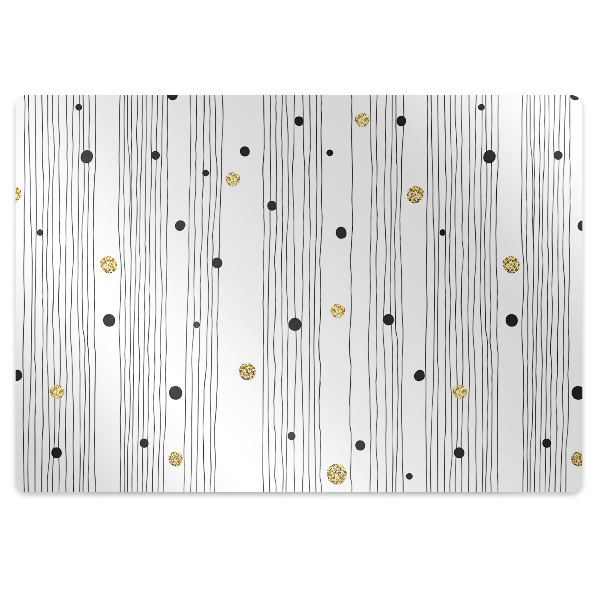 Ochranná podložka pod židli Čárky