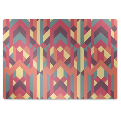 Koberec pod židli Barevné linie