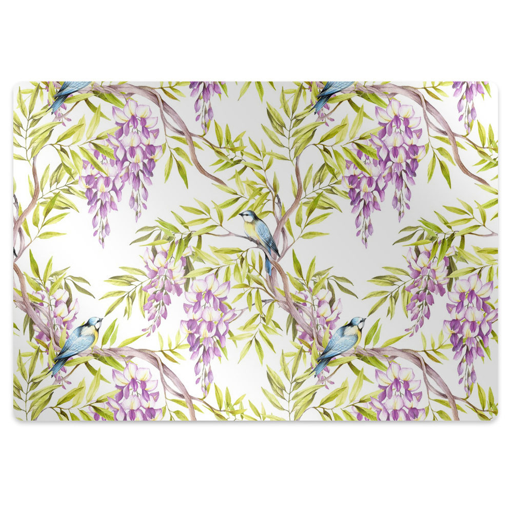 Podložka pod židli Ptáci v lese