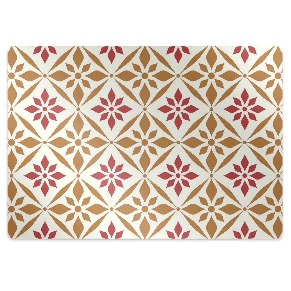 Koberec pod židli Květinový motiv