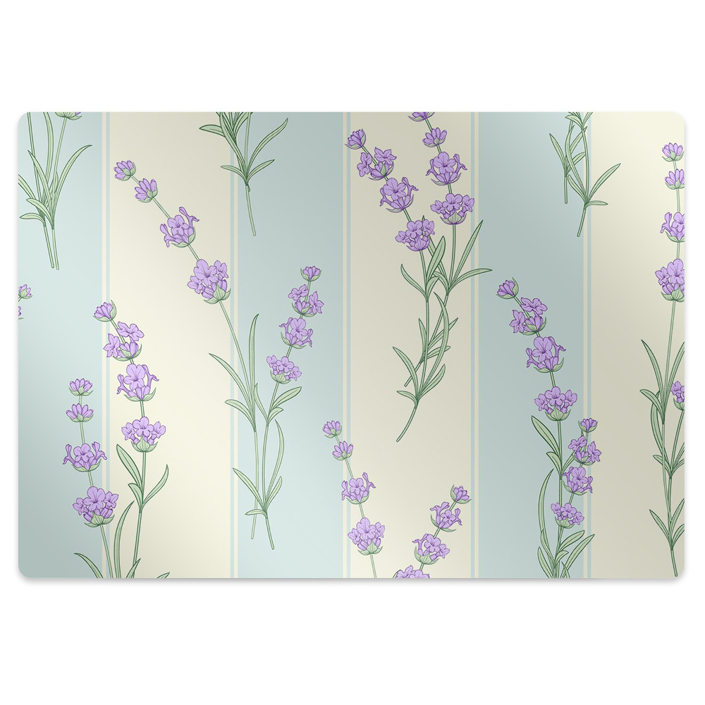 Podložka na židli Levandulové květy