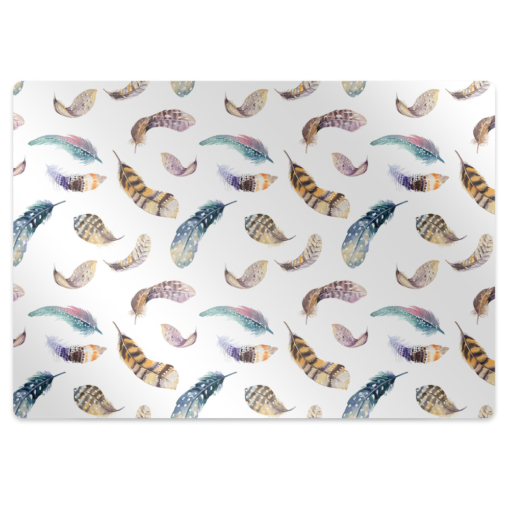 Podložka pod kancelářskou židli Ptačí peří